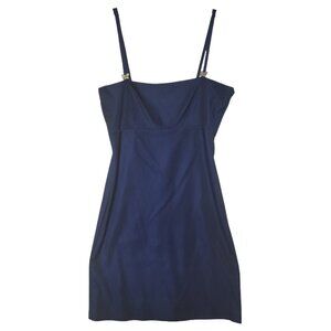 PS PerSeption Homecoming Dress Navy Blue with Silver Butterfly Size Medium